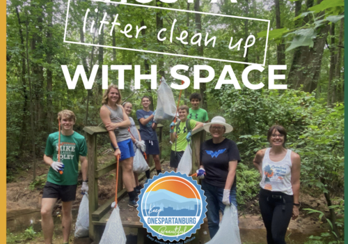 SPARTANBURG COMMUNITY HOSTS LITTER SWEEP TO CLEAN LOCAL GREEN SPACES